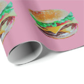 Hamburgerentwurf, ursprüngliche Malerei Geschenkpapier (Rolleneckpunkt)