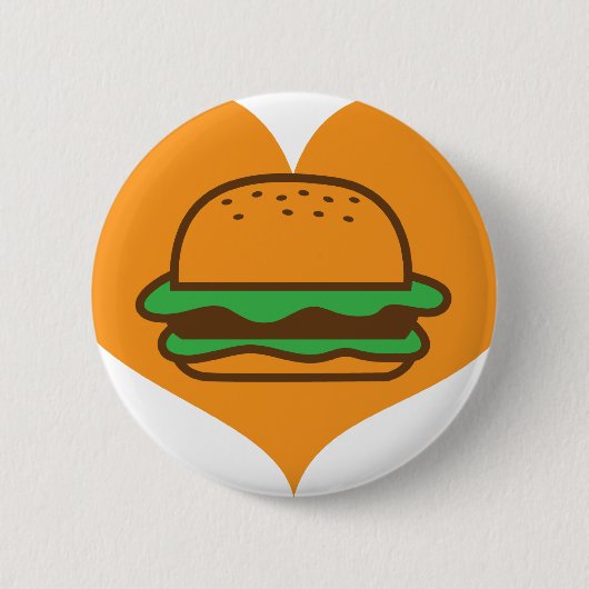 Hamburgerliebhaber Button (Vorderseite)
