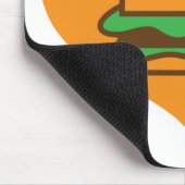 Hamburgerliebhaber Mousepad (Ecke)