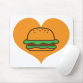 Hamburgerliebhaber Mousepad (Mit Mouse)