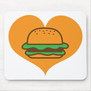 Hamburgerliebhaber Mousepad