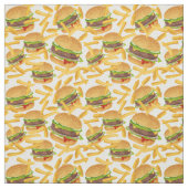 Hamburgers & Fries Stoff (Muster)