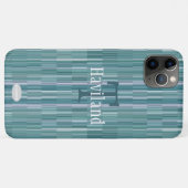 HAMbWG Aquamarine Lichtbogenmonogramm Case-Mate iPhone Hülle (Rückseite (Horizontal))