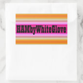 HAMbWG - Aufkleber - Rosa Sonnenset-Logo (Tasche)
