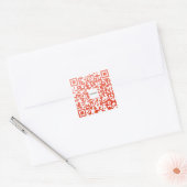 HAMbWG - Aufkleber - Rotes QR-Logo (Umschlag)