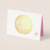 HAMbWG - Baby-Ankündigung Folienkarte (Vorderseite)