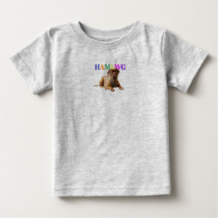 HAMbWG Baby Boy Logo w Mugsy Baby T-shirt