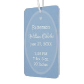 HAMbWG-Babyankündigung Air Freshener Autolufterfrischer (Links)