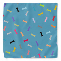 HAMbWG - Bandana - Color Dog Bones mit beliebiger 