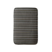 HAMbWG - Bath Matt - Blk Br Streifen 2b Badematte (Vorderseite Vertikal)