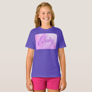 HAMbWG - Children's T Shirt - Violet Swirl w Logo