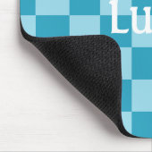 HAMbWG - ComputerMaus - Aqua-Schachbrett Mousepad (Ecke)