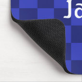 HAMbWG - ComputerMaus - Blaues Schachbrett Mousepad (Ecke)