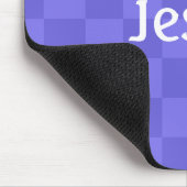 HAMbWG - ComputerMaus - Lila Schachbrett Diagonal Mousepad (Ecke)