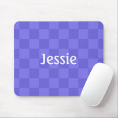 HAMbWG - ComputerMaus - Lila Schachbrett Diagonal Mousepad (Mit Mouse)
