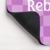 HAMbWG - ComputerMaus - Lilac Schachbrett Diagonal Mousepad (Ecke)