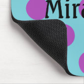 HAMbWG - ComputerMaus - Polka-Dots für Violett Mousepad (Ecke)