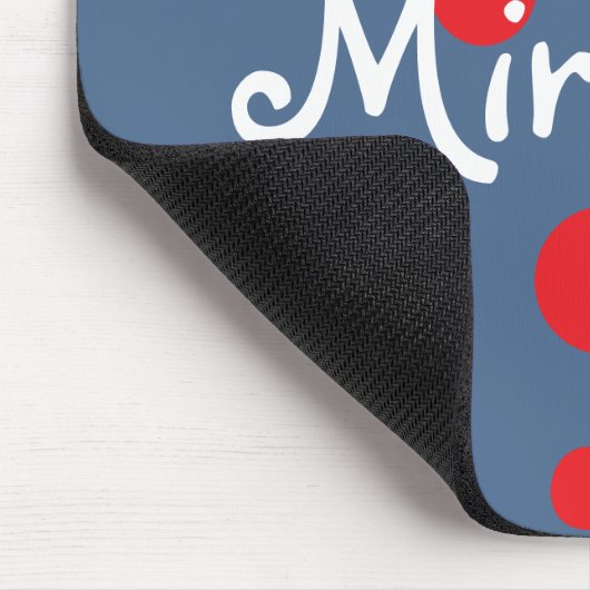 HAMbWG - ComputerMaus - rote Polka-Punkte Mousepad (Ecke)