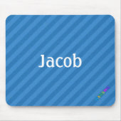 HAMbWG - Computermäuse - Blaue Hauptfigur Mousepad (Vorne)