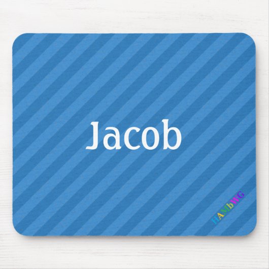 HAMbWG - Computermäuse - Blaue Hauptfigur Mousepad (Vorne)