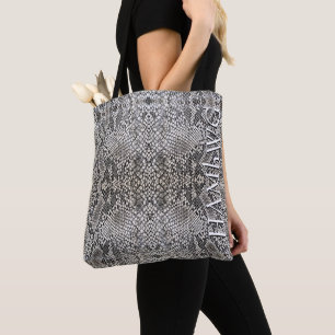 HAMbWG Cross Body Bag oder Tasche - B W Snakeskin