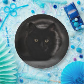 HAMbWG - Custom Paper Tellers 9" - Black Cat Pappteller (Party)