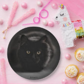 HAMbWG - Custom Paper Tellers 9" - Black Cat Pappteller (Party)