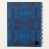 HAMbWG - Daily Plananner - Distress look Goth Blue Planer (Rückseite)