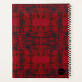 HAMbWG - Daily Plananner - Distress look Goth Red Planer (Rückseite)