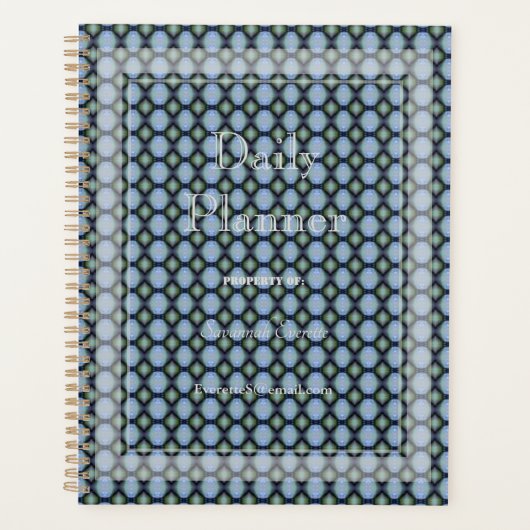 HAMbWG - Daily Plananner - Periwinkle Planer (Vorderseite)