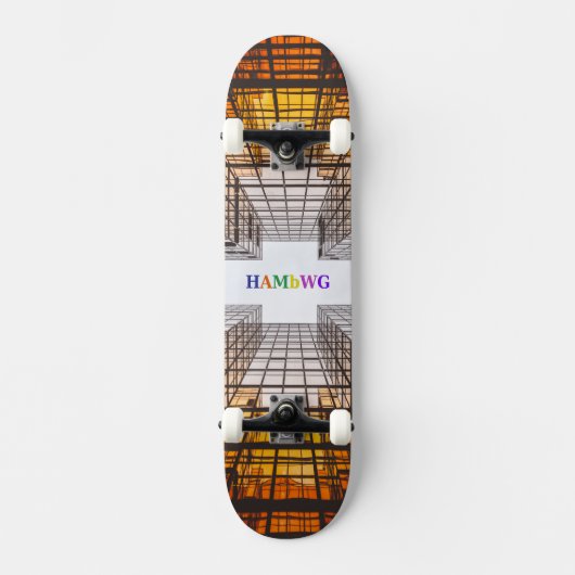 HAMbWG Design Skateboard - Architektur (Vorderseite)