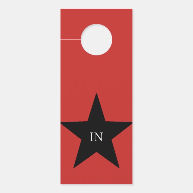 HAMbWG - Door Knob Message - Star Türanhänger (Vorderseite)