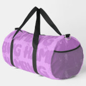 HAMbWG- Duffle Gym Bag, Violet Lila Duffle Bag (Rechte Ecke)