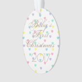 HAMbWG - Eierschmuck - Pastelherzen Ornament (Vorderseite)