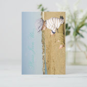 HAMbWG - Einladung - Baby am Strand (Stehend Vorderseite)