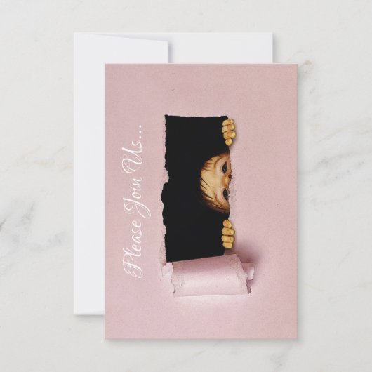 HAMbWG - Einladung - Flüchtige Blick-A-Boo Baby (Vorderseite)