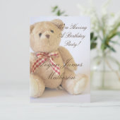 HAMbWG - Einladung - Teddybär (Stehend Vorderseite)