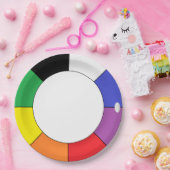 HAMbWG-Farbrad-Designpapier-Abendplatine Pappteller (Party)