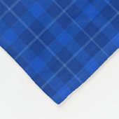 HAMbWG Fleece Blanket - Blau Kariert (Ecke)