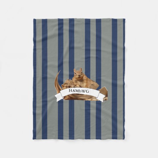 HAMbWG - Fleece Blanket - HAM-Eichhörnchen (Vorderseite)