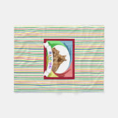HAMbWG - Fleece Blanket - HAM-Eichhörnchen Primär (Vorderseite (Horizontal))