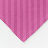 HAMbWG Fleece Blanket - Himbeerenstreifen (Ecke)