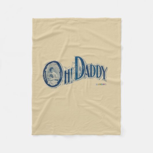 HAMbWG - Fleece Blanket - Oh Daddy! (Vorderseite)
