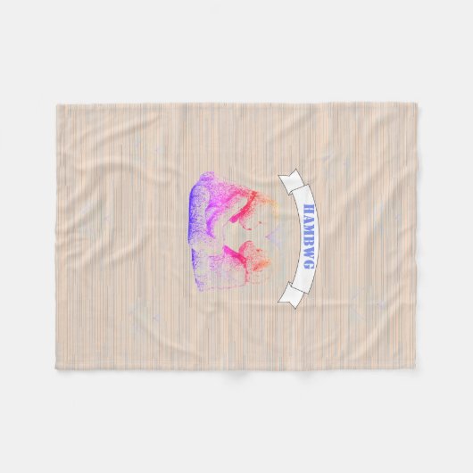 HAMbWG - Fleece Blanket - Teddy Bear (Vorderseite (Horizontal))
