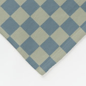 HAMbWG - Fleece-Decke - Gingham mit Herz Fleecedecke (Ecke)