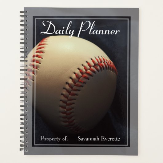 HAMbWG - Foto Daily Planner - Baseball Planer (Vorderseite)