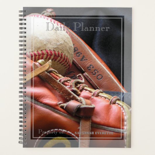 HAMbWG - Foto Daily Planner - Baseball Theme Planer (Vorderseite)