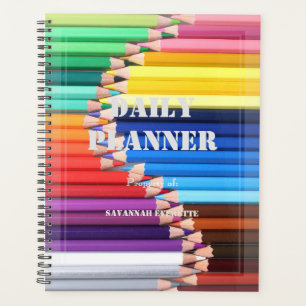 HAMbWG - Foto Daily Planner - Farbige Stifte Planer