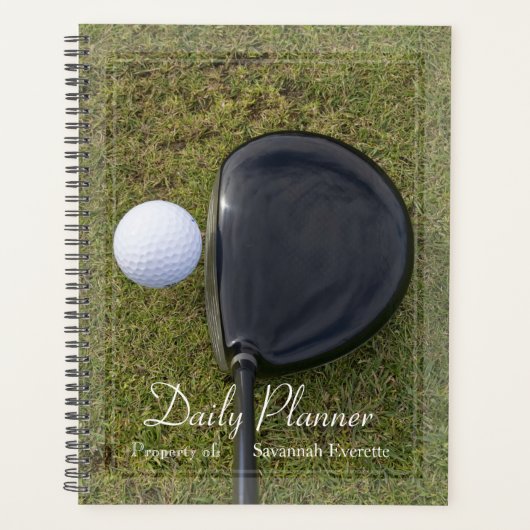 HAMbWG - Foto Daily Planner - Golf Club & Ball Planer (Vorderseite)