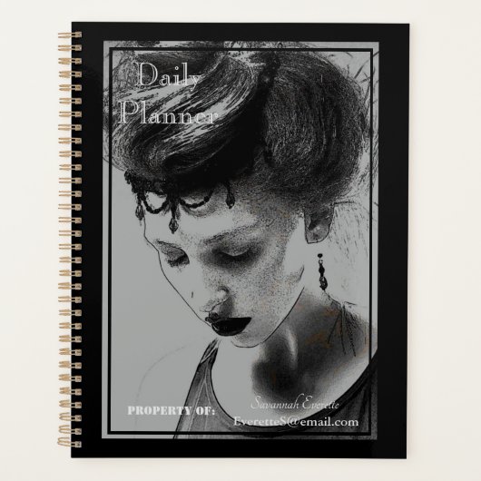 HAMbWG - Foto Daily Planner - Gotische Mode Planer (Vorderseite)